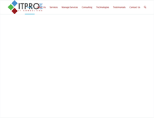 Tablet Screenshot of itpro365.com